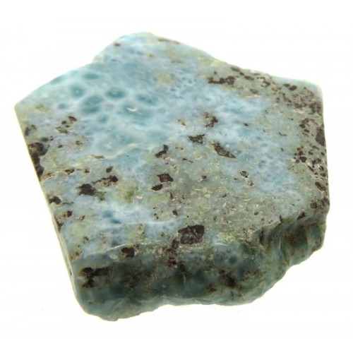 Larimar Gemstone Sliced Specimen 09