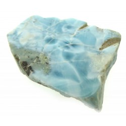 Larimar Gemstone Sliced Specimen 15