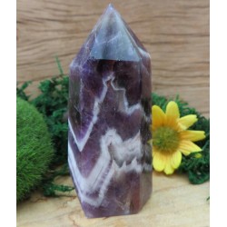 Chevron Amethyst Gemstone Tower 14