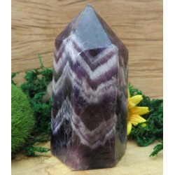 Chevron Amethyst Gemstone Tower 15