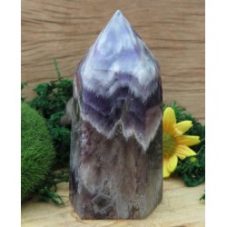 Chevron Amethyst Gemstone Tower 18