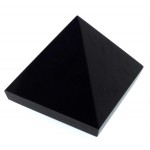 Black Agate Gemstone Pyramid