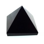 Black Agate Gemstone Pyramid