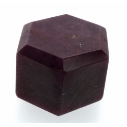 Indian Ruby Hexagon Shaped Specimen 10