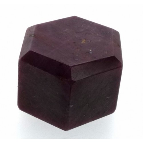 Indian Ruby Hexagon Shaped Specimen 10