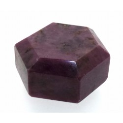 Indian Ruby Hexagon Shaped Specimen 2