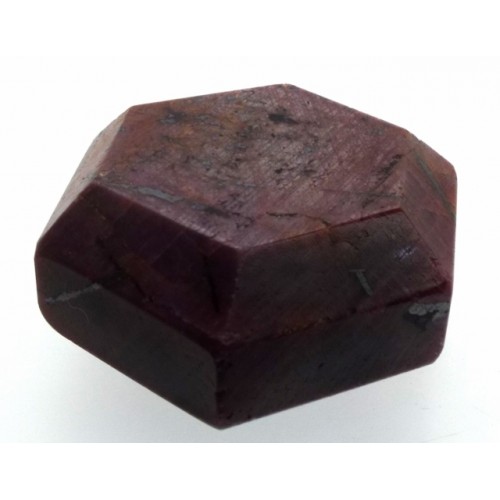 Indian Ruby Hexagon Shaped Specimen 7