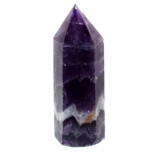 Chevron Amethyst Gemstone Tower 01