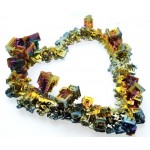 Bismuth Heart Shaped Specimen Number 01