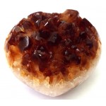 Citrine Gemstone Cluster Heart 02