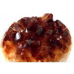 Citrine Gemstone Cluster Heart 02