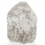 Frosted Quartz Gemstone Standing Point 01