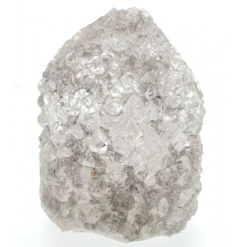 Frosted Quartz Gemstone Standing Point 01