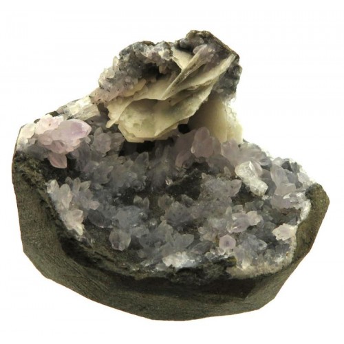 Amethyst and Calcite Specimen 01