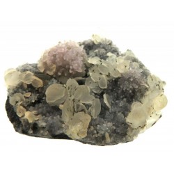 Amethyst and Calcite Specimen 21