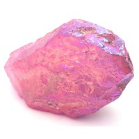 Unicorn Poop Rose Aura Quartz Point 02