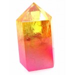 Candy Aura Quartz Gemstone Tower 04