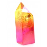 Candy Aura Quartz Gemstone Tower 08