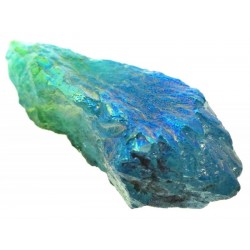 Dragon Poop Peacock Aura Quartz Point 16