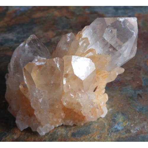 Elestial Quartz Gemstone Cluster 28