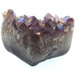 Amethyst Aura Gemstone Cluster Heart Specimen 02