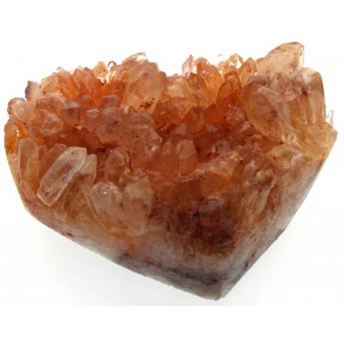 Natural Quartz Gemstone Cluster Heart Specimen 01