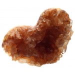 Natural Quartz Gemstone Cluster Heart Specimen 01