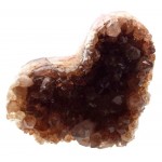 Natural Quartz Gemstone Cluster Heart Specimen 02