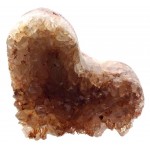 Natural Quartz Gemstone Cluster Heart Specimen 06