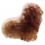 Natural Quartz Gemstone Cluster Heart Specimen 06