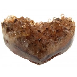 Natural Quartz Gemstone Cluster Heart Specimen 07