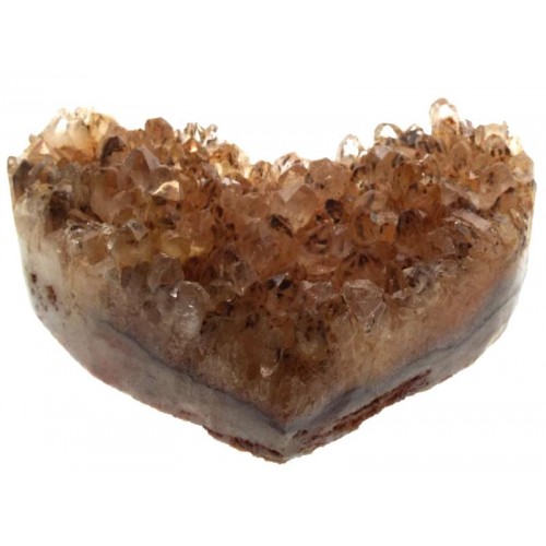 Natural Quartz Gemstone Cluster Heart Specimen 07
