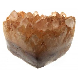 Natural Quartz Gemstone Cluster Heart Specimen 08