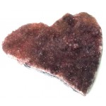 Druzy Amethyst Gemstone Heart