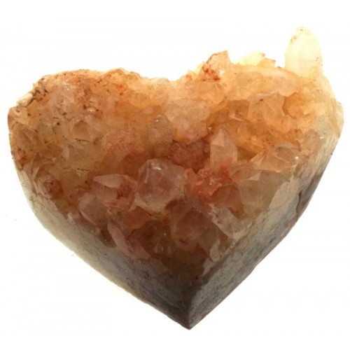 Natural Quartz Gemstone Cluster Heart Specimen 10