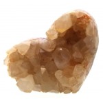 Natural Quartz Gemstone Cluster Heart Specimen 13