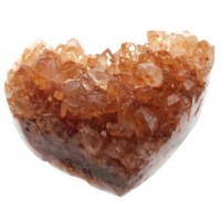 Natural Quartz Gemstone Cluster Heart Specimen 14
