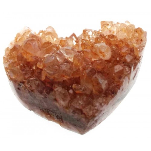 Natural Quartz Gemstone Cluster Heart Specimen 14