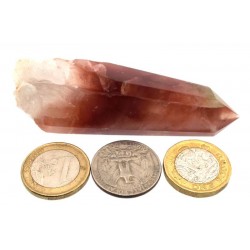 Rare Red Quartz Gemstone Point 04