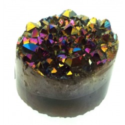 Titanium Aura Quartz Core Paperweight 01