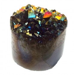 Titanium Aura Quartz Core Paperweight 04