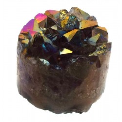 Titanium Aura Quartz Core Paperweight 05