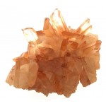 Rare Red Quartz Gemstone Cluster 02