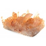 Rare Red Quartz Gemstone Cluster 03