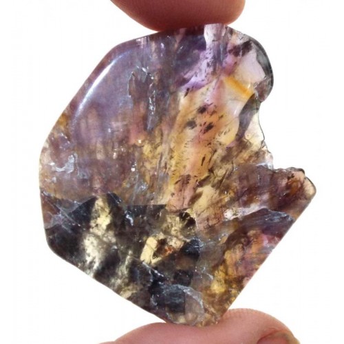 Super 7 Gemstone Slice Specimen 02