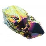 Elestial Titanium Aura Quartz Gemstone Point 01