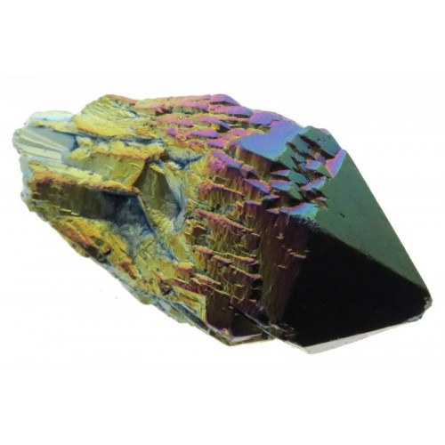 Elestial Titanium Aura Quartz Gemstone Point 02