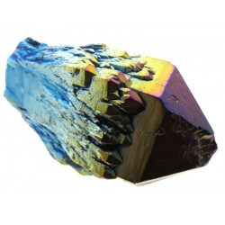 Elestial Titanium Aura Quartz Gemstone Point 04