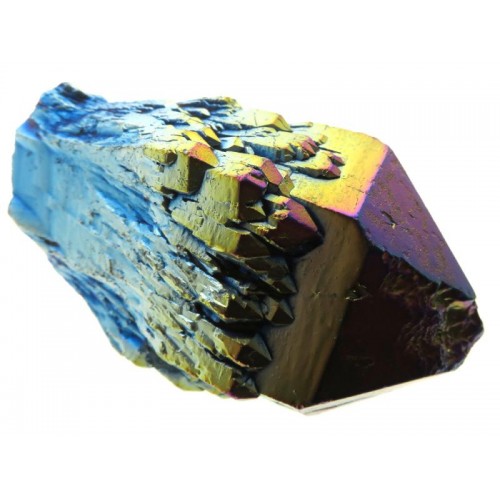 Elestial Titanium Aura Quartz Gemstone Point 04
