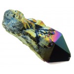 Elestial Titanium Aura Quartz Gemstone Point 05